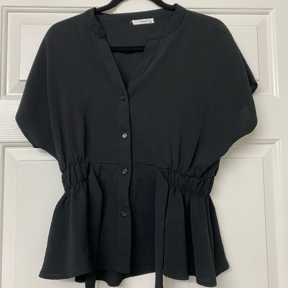 Black dress top